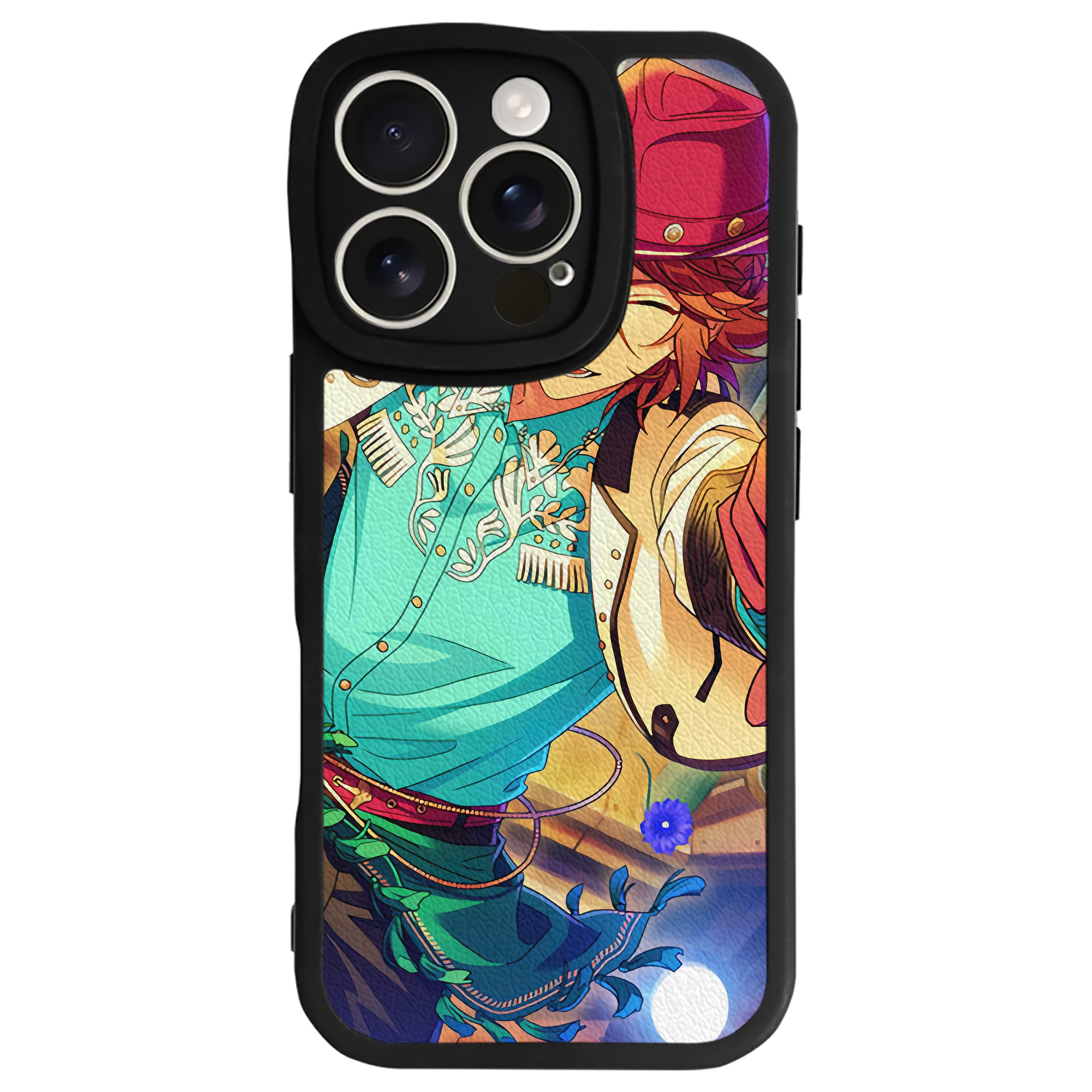 （画像用） あんさんぶるスターズ! Ensemble Stars 【iPhone 16シリーズ対応】シリコンスマホケース（レザー調） 材質：シリコン